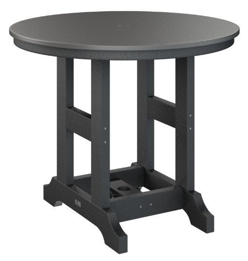 Berlin Gardens Garden Classic 38" Round Hammered Dining Table